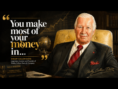 Wealth wisdom of the day on making money: ‘You make most of your money in a bear market, you just…’ – Wise words from investor Shelby Cullom Davis
