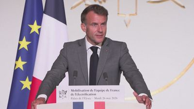 Macron announces big investments at France's 'electrification team' meeting