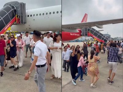 Indians seen dancing near aircraft in Vietnam, netizens say it’s mostly ‘Gujjus’, sparks debate online