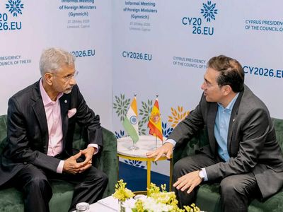 External Affairs Minister S Jaishankar meets EU foreign ministers in Cyprus to discuss shared interests
