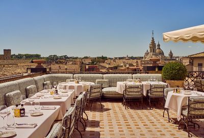 This Rome hotel has the best rooftop views in the Eternal City