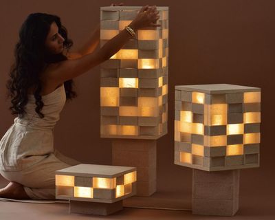 Lamp made out of eggshells cracks prestigious furniture award