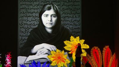 When Shirin Neshat photographed Malala, she turned to calligraphy to say what the camera alone could not