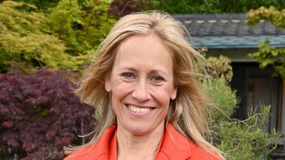 Of course, the striking red dress Sophie Raworth wore to the RHS Chelsea Flower Show is from ME+EM – so elevated and elegant it immediately stood out