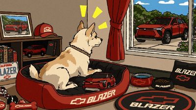 My Dog Is Now Obsessed With Chevy EVs. And It's All Thanks To The Weird Space-Ship Hum They Make
