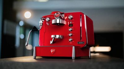 Ducati just launched its very own pod coffee machine to celebrate its 100th anniversary
