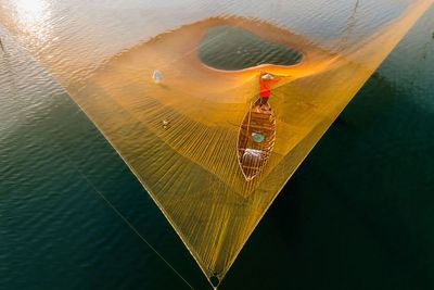 This award-nominated aerial photo is a great lesson in how to combine shapes and complementary colors creatively