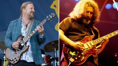 “It’s not a guitar where you grab the strings and bend them, Albert King-style. I tried twice and broke two strings!” Derek Trucks on the challenge of playing Jerry Garcia’s Tiger