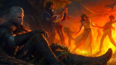 The Witcher 3 Songs of the Past's official artwork appears to feature a sword CD Projekt Red teased not so long ago