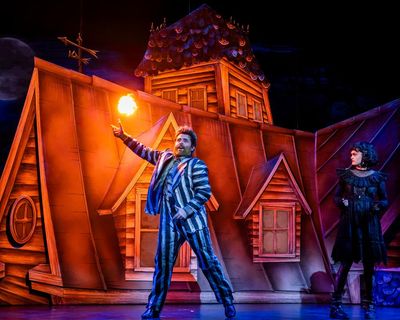 Beetlejuice review – Tim Burton’s super creep reanimated as a shock jock in ghoulish musical
