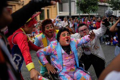 Clown Day in Peru, violence in Colombia and other top photos from Latin America and the Caribbean