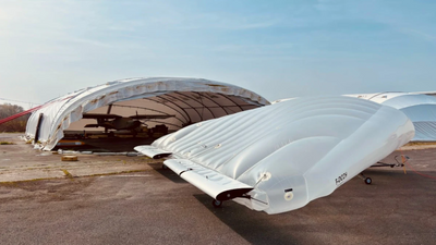 'Lift is aerodynamic, not buoyancy' — This new cargo drone uses an inflatable wing instead of a traditional rigid frame, and it could change how wars are fought
