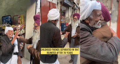 Viral Reunion of Two Elderly Friends After 78 Years Leaves Internet Emotional
