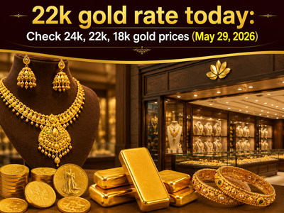 22k gold rate today: Check 24k, 22k, 18k gold prices (May 29, 2026) at IBJA, Tanishq, Joyalukkas, Malabar Gold & Diamonds and Kalyan Jewellers