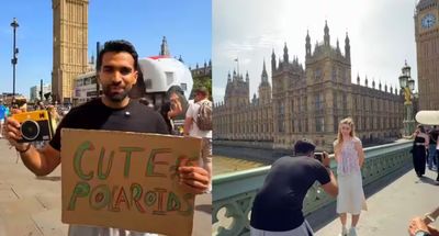 Kerala Man’s London Side Hustle Goes Viral After Police Interrupt Instant Photo Business