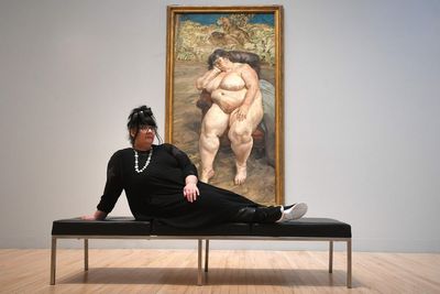 ‘Big girls can do well’ Lucian Freud subject says as portrait could fetch £35m