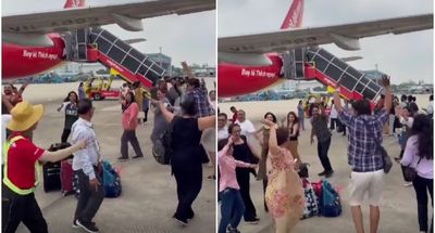 Garba on the Tarmac: Viral Vietnam Airport Video Sparks Online Debate
