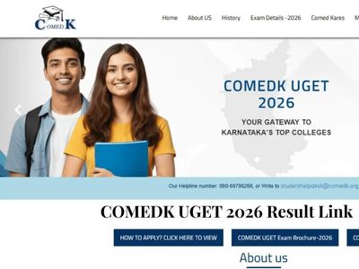 COMEDK UGET 2026 Results link: Check release time, website, counselling details, and how to download scorecard
