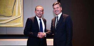 New Liberal president Abbott tells party it must build bigger membership in time of ‘existential crisis’