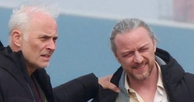 James McAvoy spotted filming scenes for new Sky series in Greenock