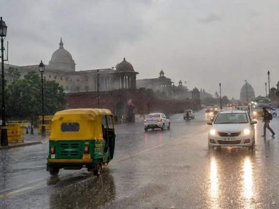 Delhi Weather Update: Clouds, rain bring sharp cooldown across national capital after weeks of scorching heat