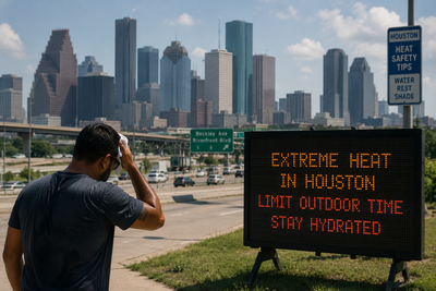 HEALTH ALERT: Houston's Summer Heat Season Begins With a 329% Surge in ER Visits — And Officials Fear the Worst Is Still Ahead
