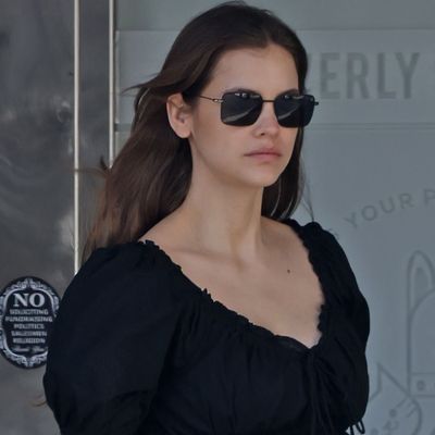 Barbara Palvin Completes My Ultimate Summer Uniform With an $11 Old Navy Dress