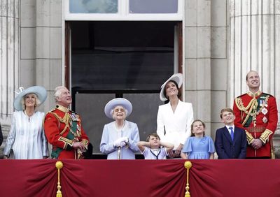 The sweet moment when Prince Louis stole the show on the Buckingham Palace balcony