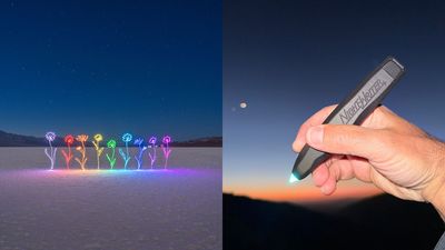 This photographer is known for his viral light paintings. Now, he’s literally created a pen for photographers to write with light