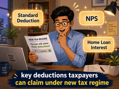 New income tax regime: Don’t miss out on these 3 key deductions that will reduce your taxable income & help save more tax