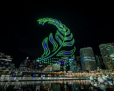 Vivid Sydney cancels all drone shows after 83 drones plunged into Darling Harbour