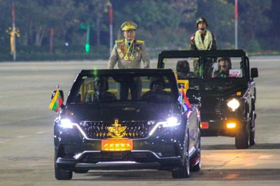 Myanmar's junta chief turned president heads to India, with an eye on China