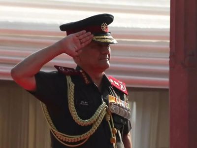 Outgoing CDS General Anil Chauhan receives ceremonial Guard of Honour in National Capital as tenure ends