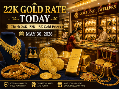 22k gold rate today: Check 24k, 22k, 18k gold prices (May 30, 2026) at IBJA, Tanishq, Joyalukkas, Kalyan Jewellers and Malabar Gold & Diamonds