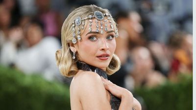 Sabrina Carpenter's Undulating, Olive, Velvet Sofa is Topping Living Room Trends for 2026