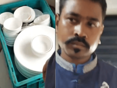 FSSAI sends notice to IRCTC after viral video shows utensils being washed in train toilet