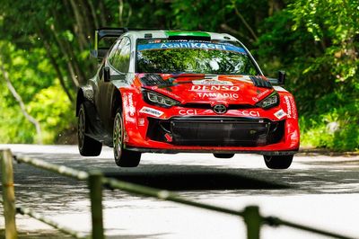 WRC Rally Japan: Elfyn Evans leads Sebastien Ogier after Oliver Solberg’s dramatic exit