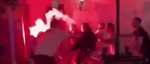 Arrests made after Arsenal and PSG fans clash in shocking mass brawl before Champions League final