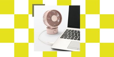 Muji's Pretty Pink Mini Desk Fan Is So Quiet, It's Open-Plan Office-Approved