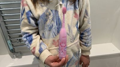 According to my six-year-old, the Ordo Squishmallows Sonic Kids Battery Toothbrush is a big success — and it's more eco- and wallet-friendly than many other kids' brushes out there