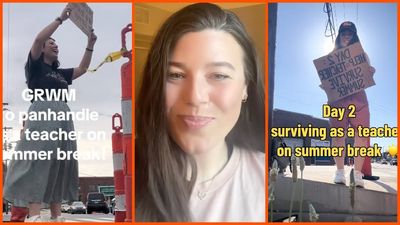 Missouri teacher ‘panhandles’ her way through summer break, leaves her commentators questioning why ‘teachers are so underpaid’