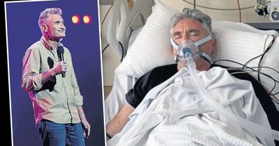 Comedian Dave Hughes finds the funny side of broken ribs and a punctured lung