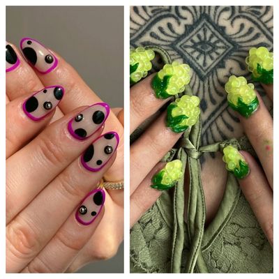 The Best Nail Looks of the Week Range From Funky Polka Dots to '90s Decals