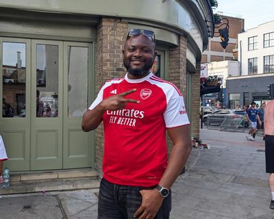 ‘Happy either way’: Arsenal fans find zen attitude to Champions League final