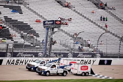 NASCAR Cup Nashville starting lineup: Denny Hamlin on pole as qualifying cancelled