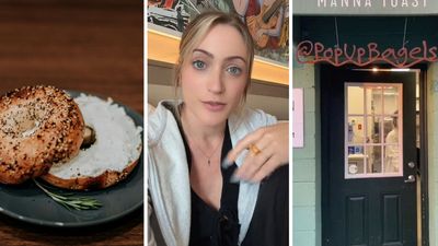 Chicago woman tries to order bagel and cream cheese at PopUp Bagels. Then the worker says she can’t because of a bizarre policy