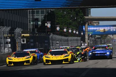 Corvette’s Detroit IMSA win nearly slipped away late