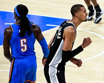 Spurs beat reigning champions Thunder in Game 7 to set up NBA finals date with Knicks