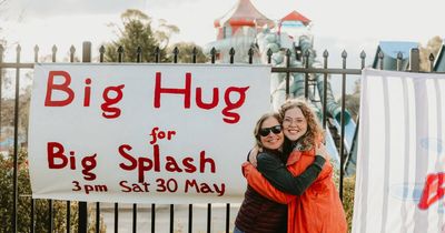 Canberra community gives Big Splash a big hug at protest to save water park
