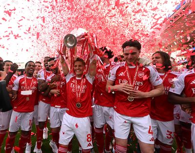 Why is Arsenal trophy parade taking place on Sunday?